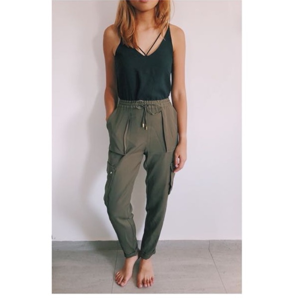 H&M Olive Green Cargo Pants